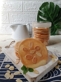 Foto resep Almond tuile cookies (almond crispy)