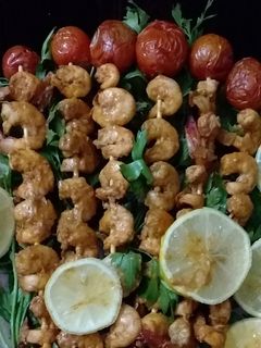 صورة لوصفة جمبري بالثوم والليمون 🦐