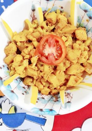 A picture of Veg aaloo gobi.