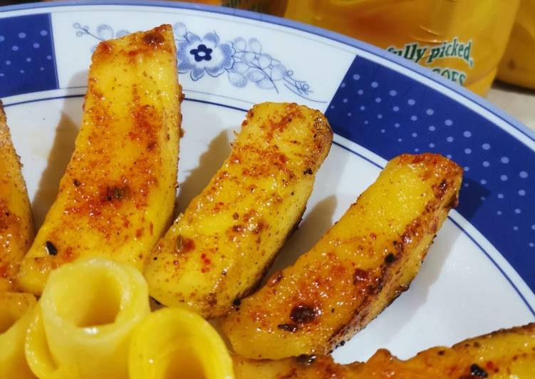 Recipe of Homemade Fried chilli mango