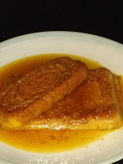 A picture of Caramel Bread Custard Pudding.