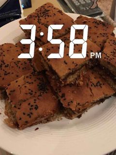 صورة لوصفة كيكة الدخن بالتمر