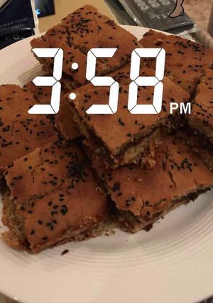 صورة لوصفة كيكة الدخن بالتمر