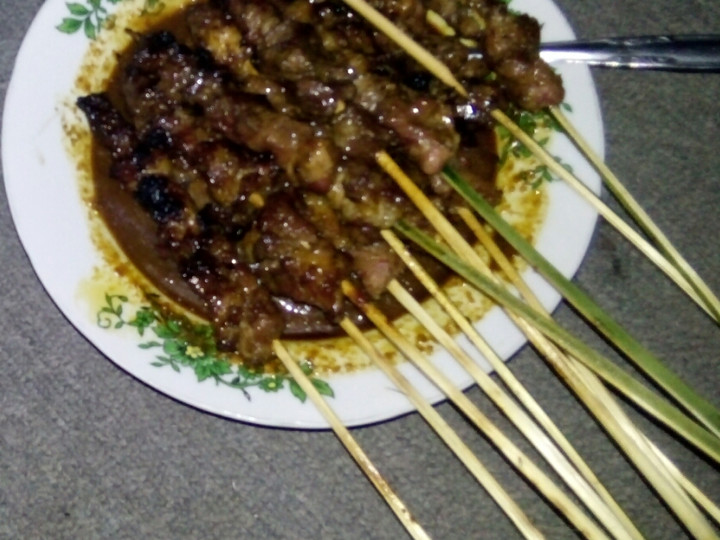 Resep Sate kambing + sapi (daging kurban) Anti Gagal