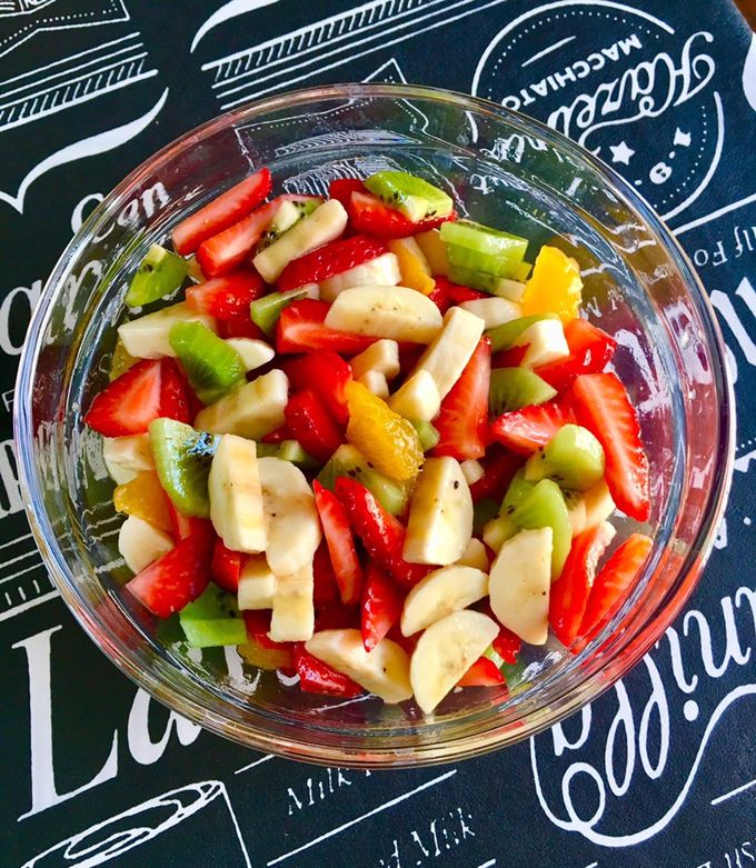 Una foto de Ensalada de frutas detox