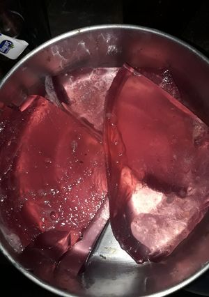 Foto resep Agar agar plain kurnia rice cooker
