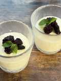 Cream Cheese Cup with Blackberry and Mulberry
