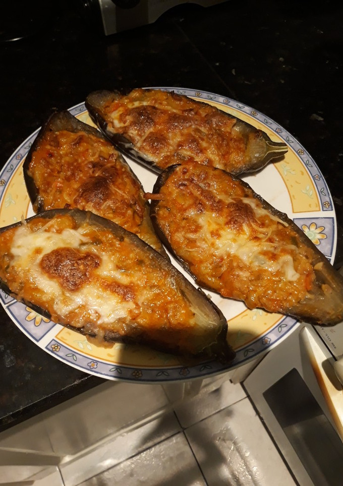 Una foto de Berenjenas rellenas