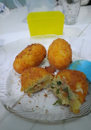 Foto resep Kroket kentang isi ayam (bitter ballen) lembut