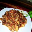 Balado Kerang dara + kentang + bakso