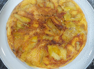 Una foto de Postre de Manzana al Sartén muy fácil y rápido