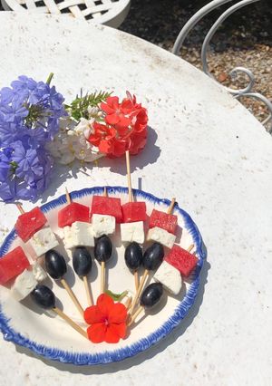 Une photo de Brochettes apéro du 14 Juillet 🇨🇵