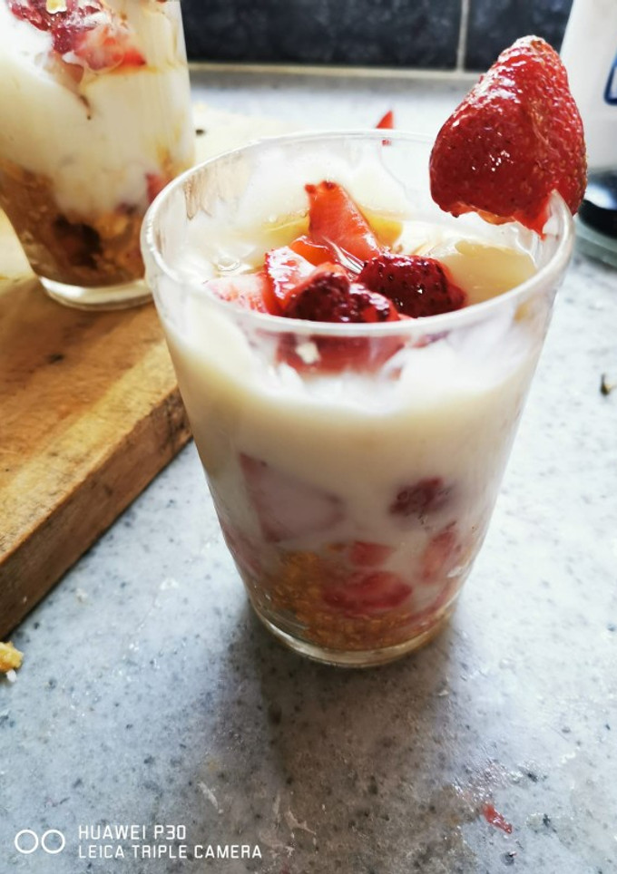 Una foto de Postre fácil para la calor