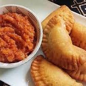 A picture of Fataya (fried pastry).