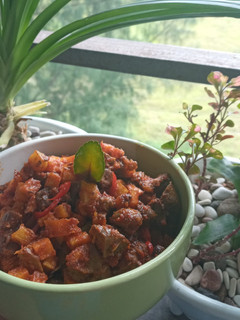 Foto resep Balado kentang ati ampela (sambel goreng kentang)