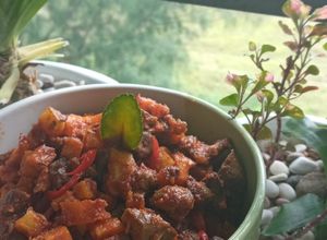 Foto resep Balado kentang ati ampela (sambel goreng kentang)