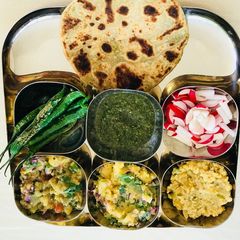 A picture of Bihari thali.