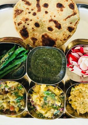 A picture of Bihari thali.
