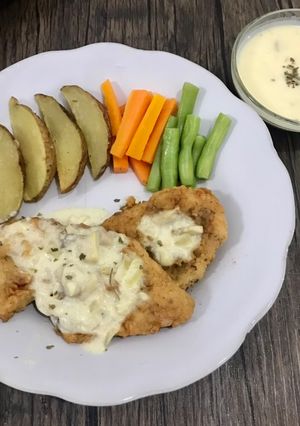 Foto resep Crispy Chicken Steak With Sauce Mushroom
