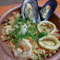 Una foto de Paella rápida en wok