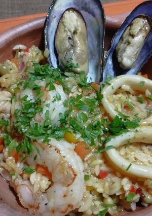 Una foto de Paella rápida en wok