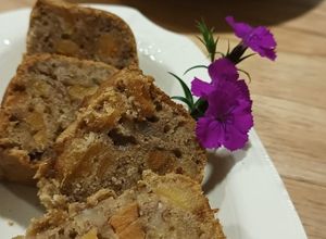 Una foto de Budín de damascos y té Earl Grey Apto para celíacos, sin gluten