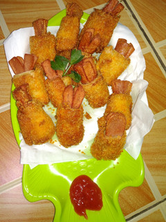 Foto resep Roti goreng sosis
