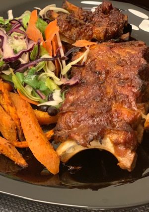 A picture of Instant pot bbq ribs by SG.