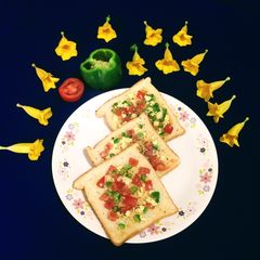 A picture of Egg Chilli Cheese Toast.