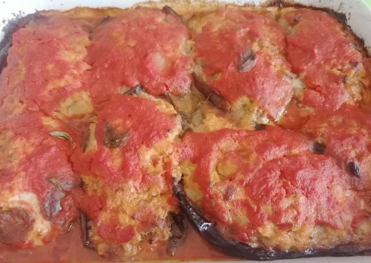 Melanzane ripiene bigusto🍆🍅