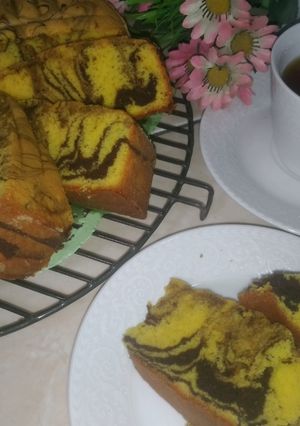 Foto resep *09_🦆 "Kwek kwek"🦆 Marble Cake