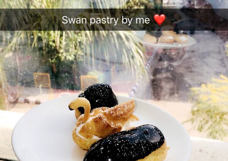Steps to Prepare Ultimate Swan pastry