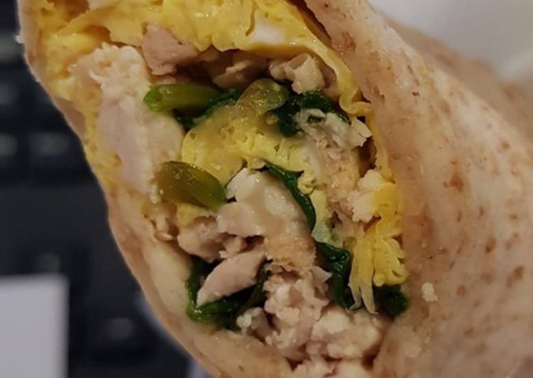 Simple Way to Make Quick Chicken wraps