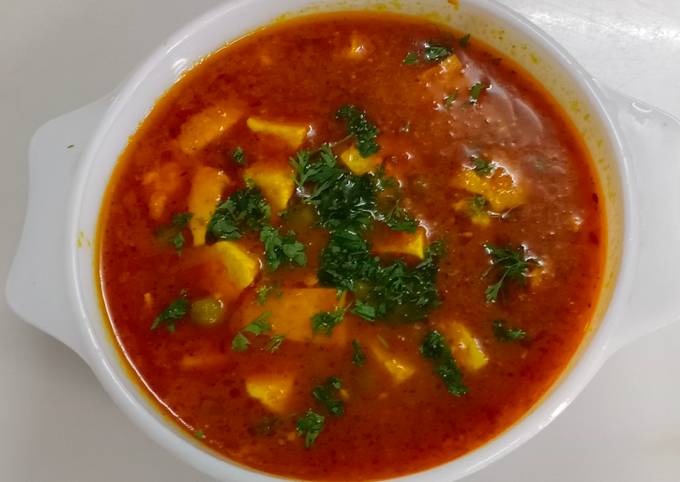 Matar paneer