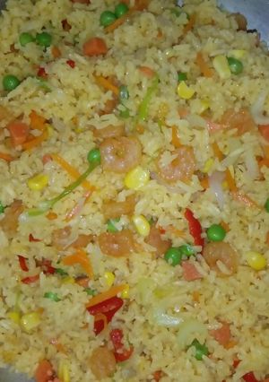 Una foto de 🍤Arroz de camarón 🍤