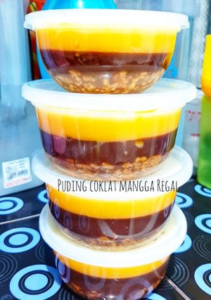 Foto resep Puding Coklat Mangga Regal