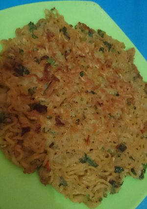 Foto resep Omlete Mie