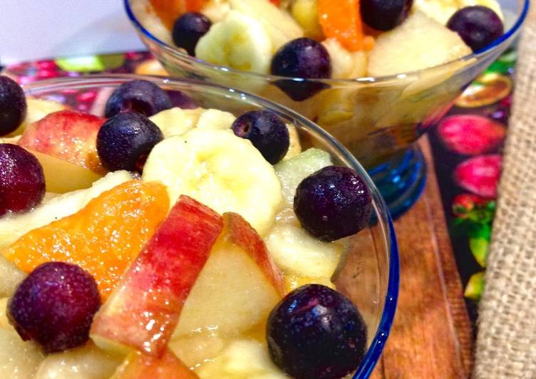 Recipe of Homemade 🍎 Fruit Chaat 🍎 #CookpadRamadan