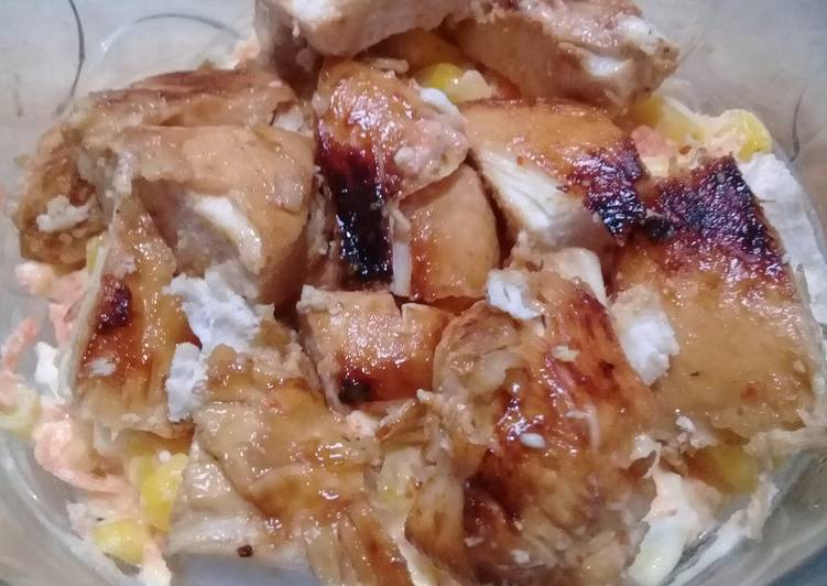 Cara Gampang Membuat Salad ayam mayonaise yang Lezat