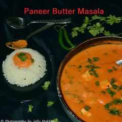 A picture of Restaurant style Paneer Butter Masala.