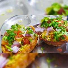A picture of Katori chaat recipe.