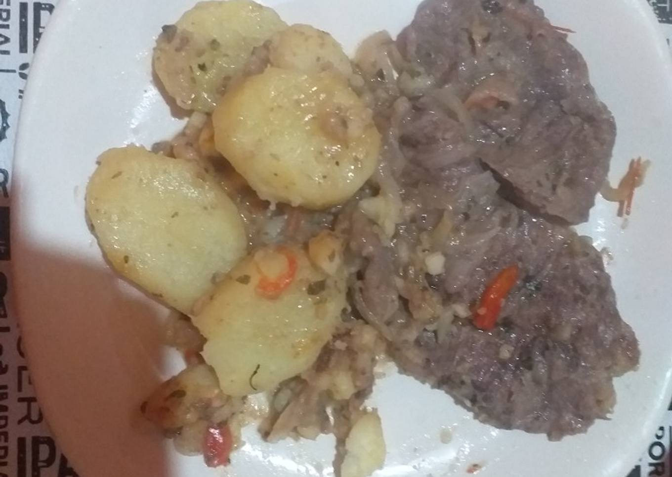 Bifes a la cacerola