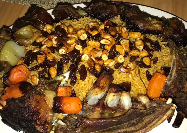 Grilled Lamb with khalta Rice