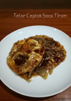 Foto resep Telor Ceplok Saos Tiram