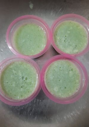 Foto resep ** Agar agar pandan lumut **