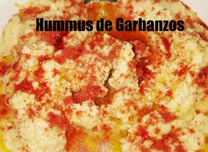 Una foto de Hummus de Garbanzos