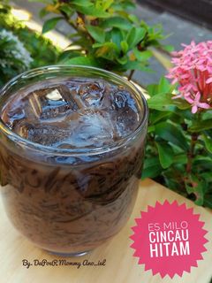 Foto resep Es Milo Cincau Hitam