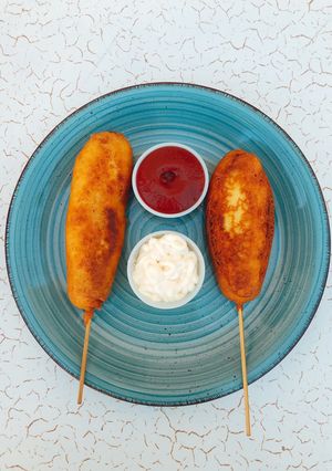 Φωτογραφία της συνταγής Σπιτικά Corn dogs