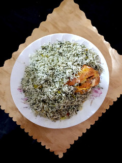 عکسی از دستور باقالی پلو با ماهیچه