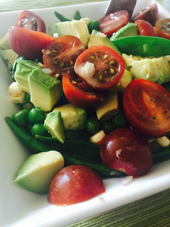 A picture of Snap Pea Sesame Salad.